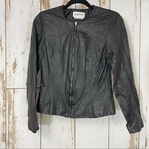 Bagatelle Moto Leather Jacket, Size Small. In excellent condition!